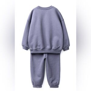 Zara Kids Sweat Jog Set Kid’s 4-5 S Children’s Small Purple Girls Boys Pockets